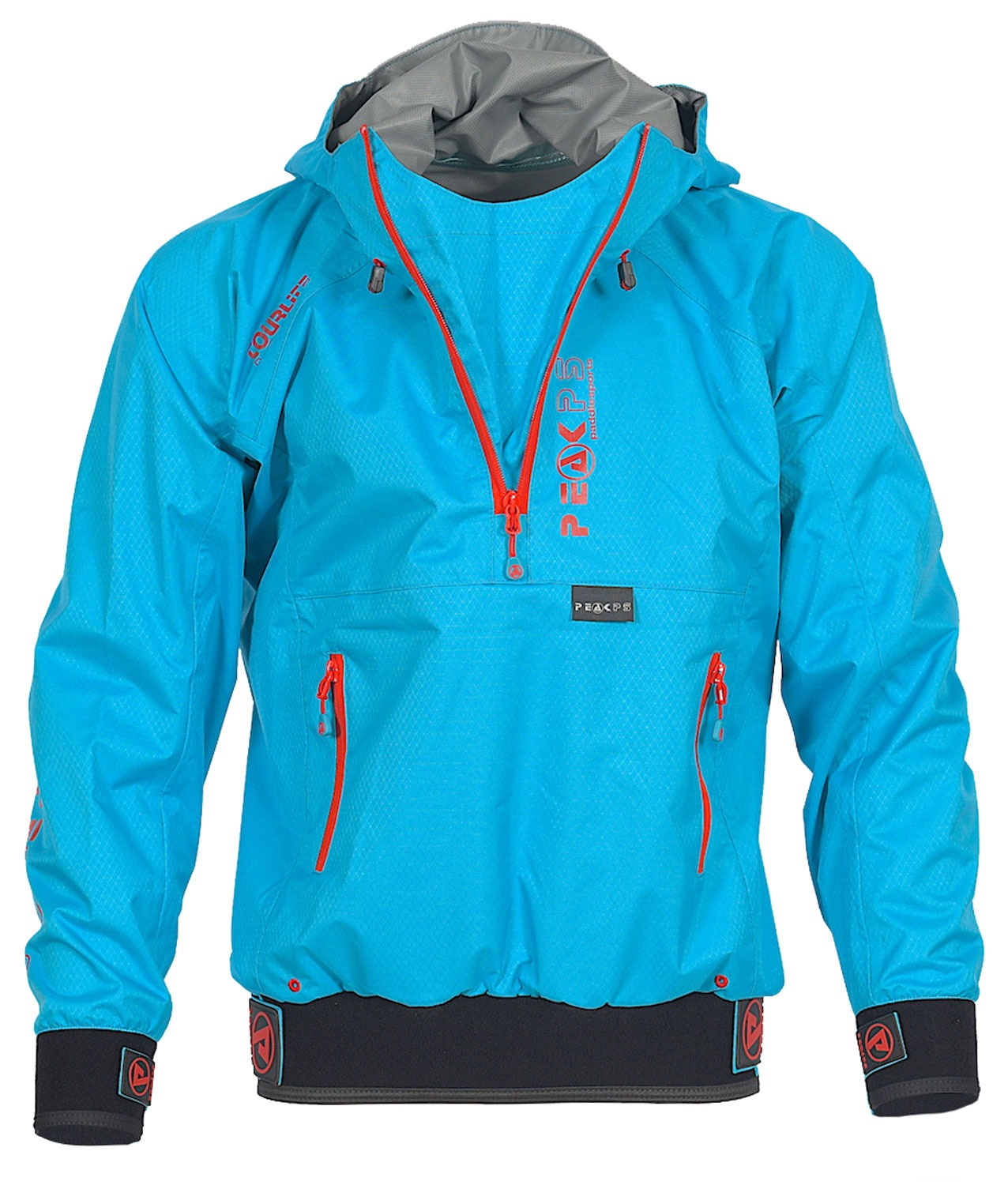 Tourlite hoodie unzipped Blue